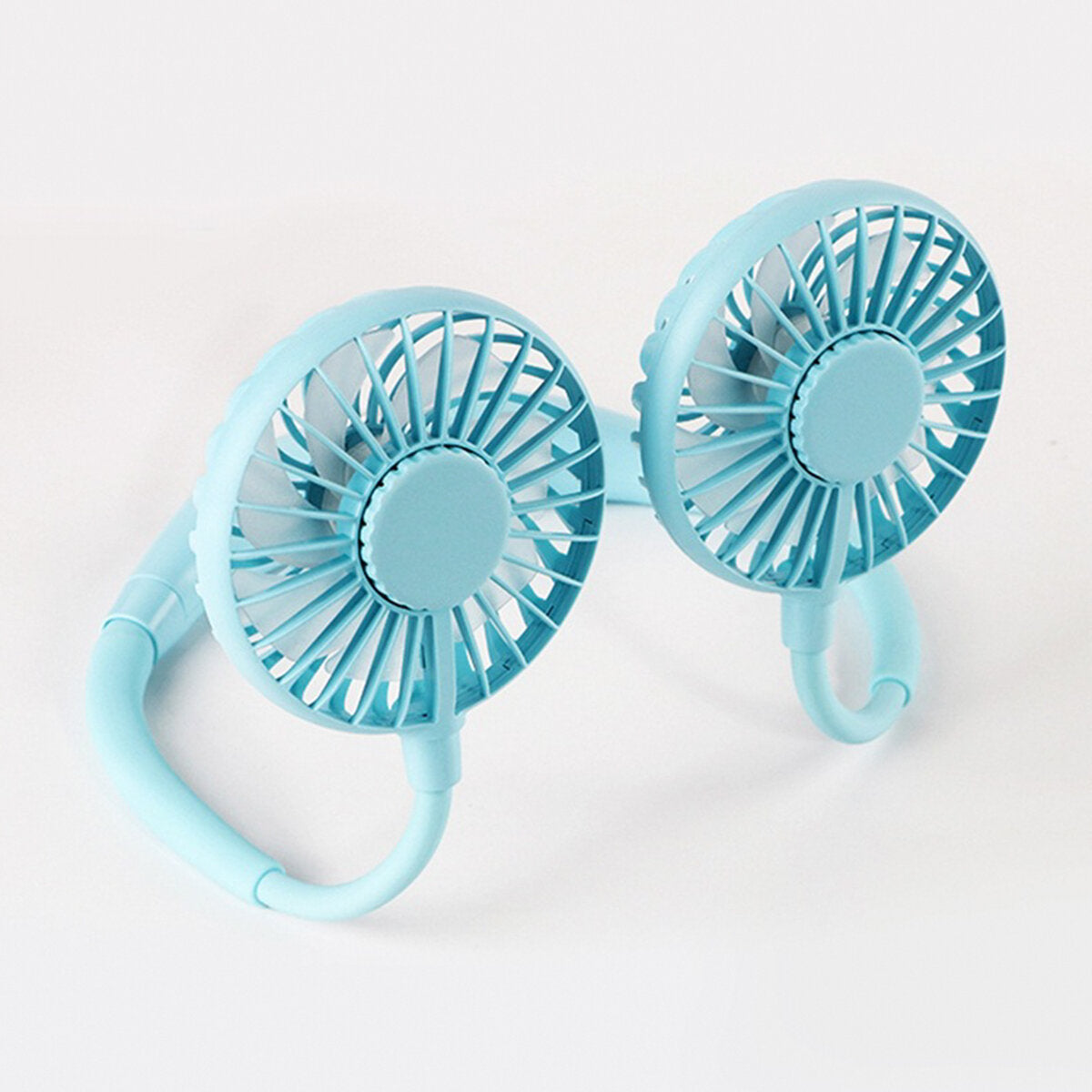 1200mah 3 gear led usb oplaadbare draagbare hangende nekventilator oplaadbare aromatherapie koelventilator mini sportfans