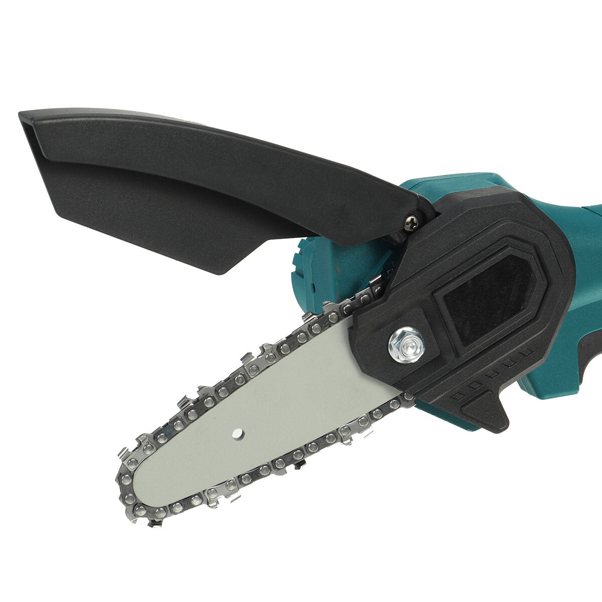 4 inch 300 w 1200 mah elektrische kettingzaag snoeien chainsaw draadloze houtbewerking cutter tool w / geen / 1 st / 2 stuks batterij