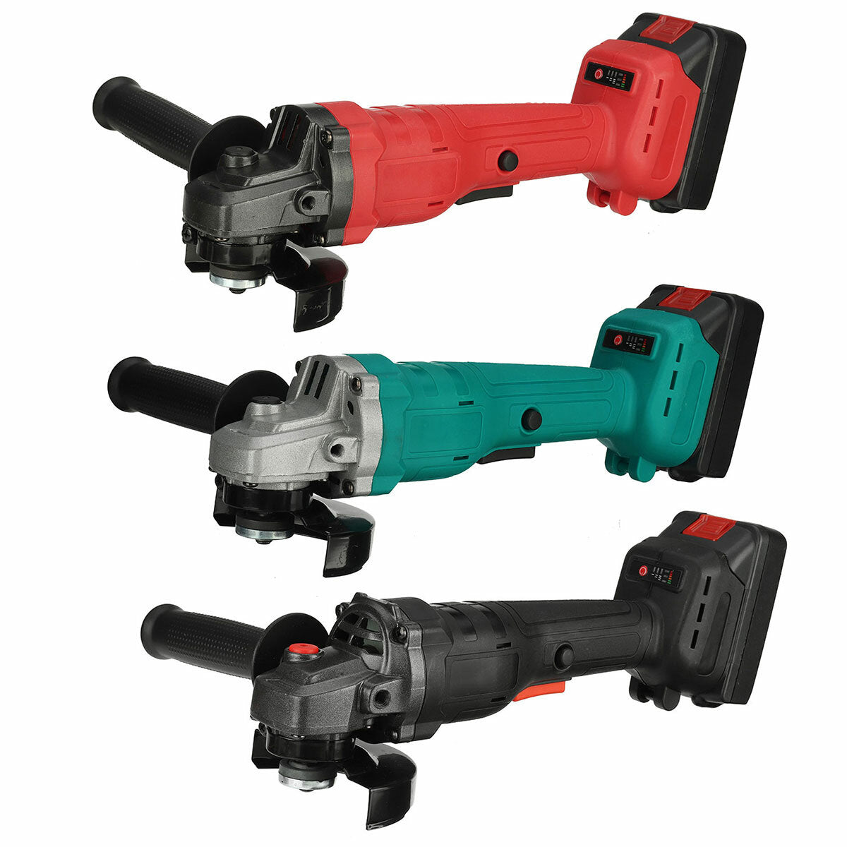 100 mm 600 w borstelloze elektrische haakse slijper slijpgereedschap snijmachine met 5/10 mobiele batterij