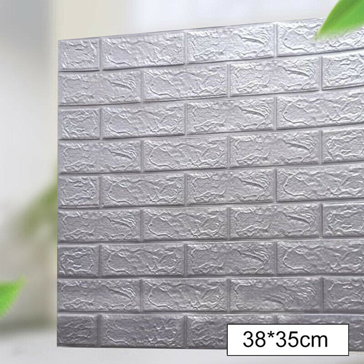 5 stuks 3d soft tegel bakstenen muur sticker zelfklevend waterdicht schuimpaneel 38 * 35 cm