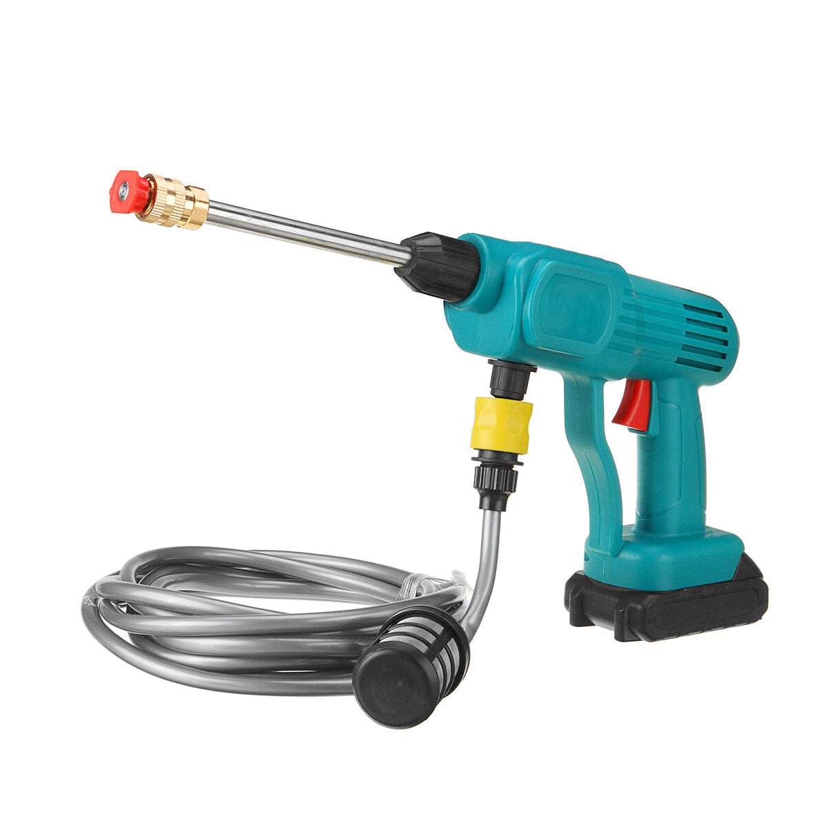 hogedruk draadloze wasmachine sproeiring waterreiniger voor makiita 18v batterij