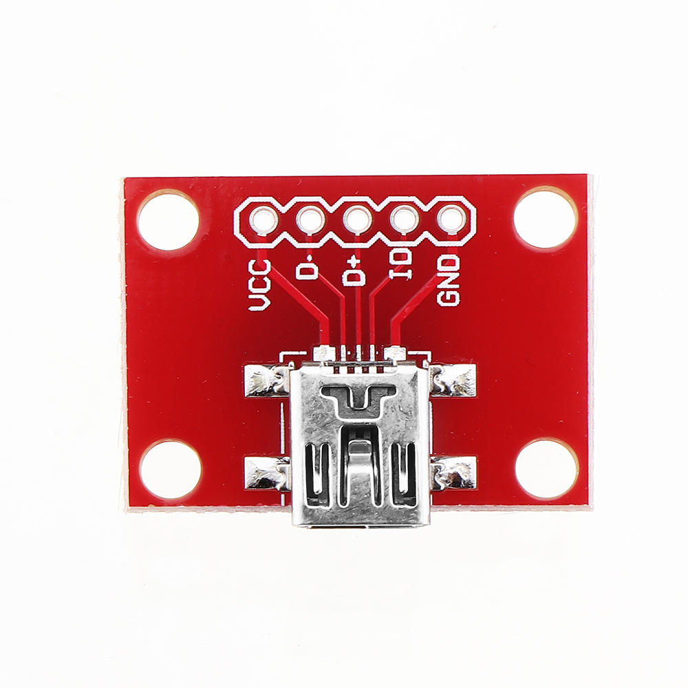 3 stuks mini usb converter module conversie board voor usb mini-b power extension