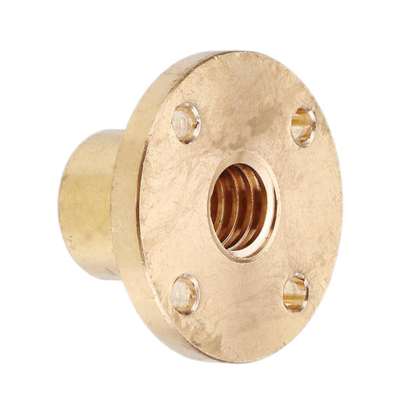 t10 loodschroefmoer 10 mm messingmoer voor cnc