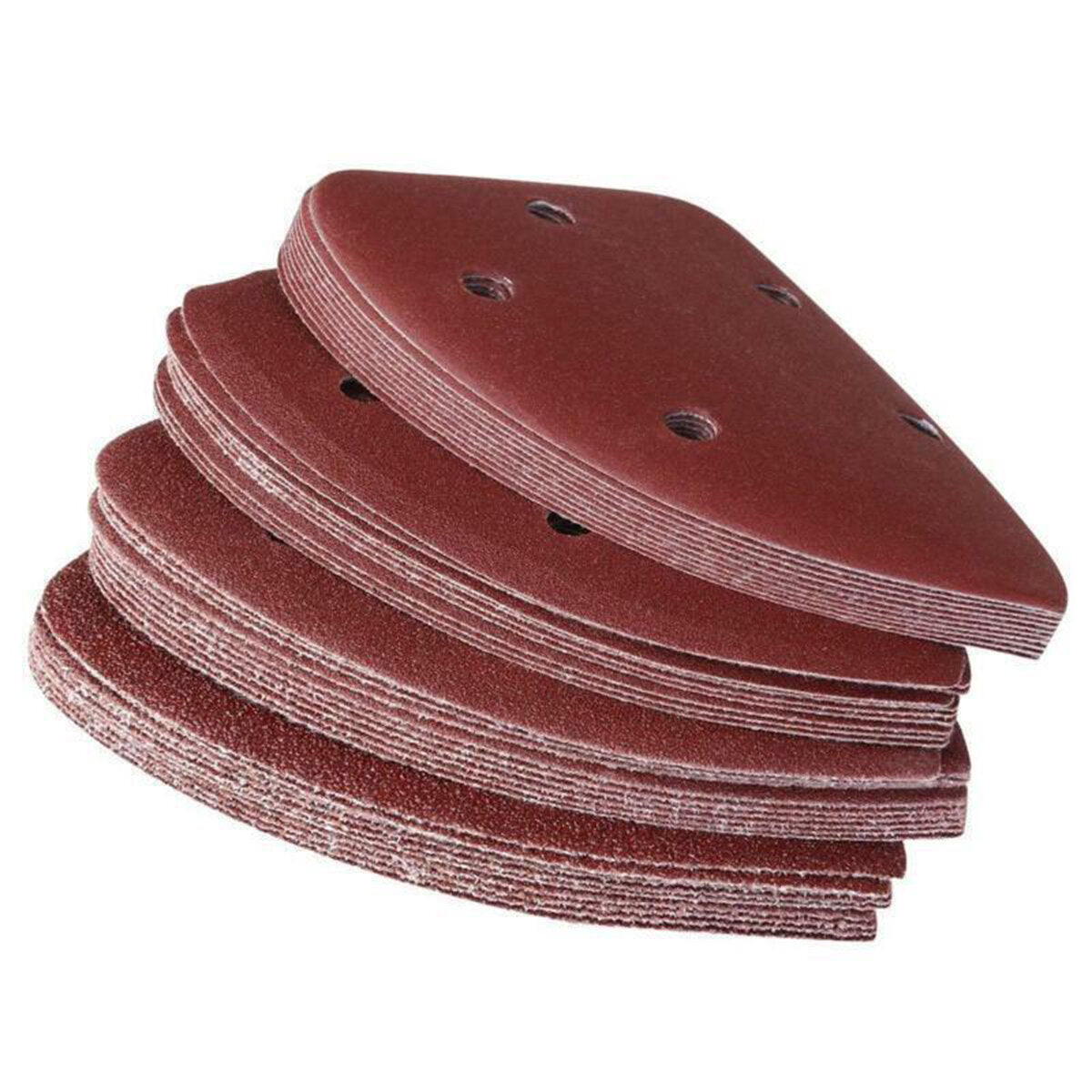 10 stuks schuurbladen schuurschijven schuurpapier pads driehoekslijpgereedschap