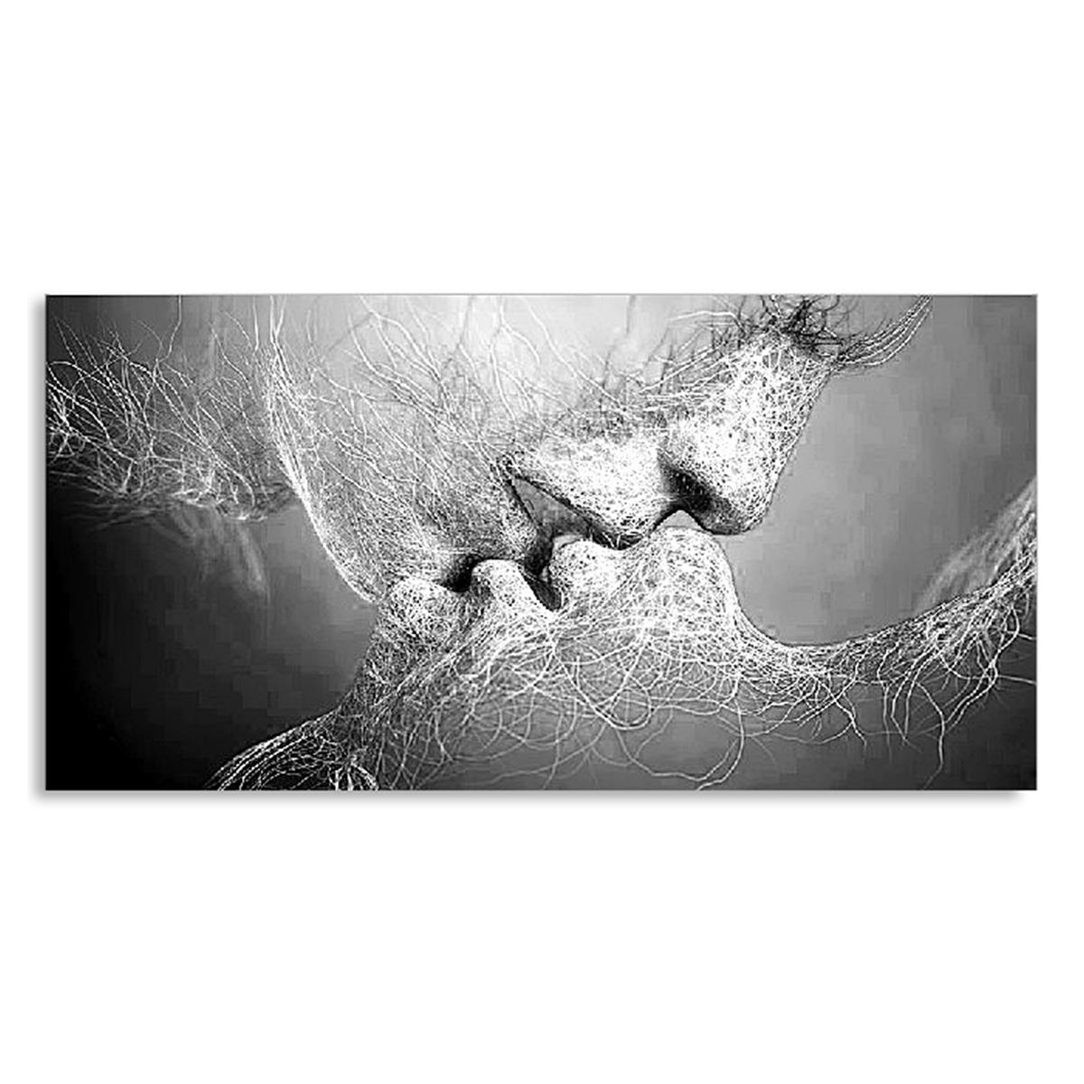 zwart wit love wall art picture print abstracte kunst op decoraties schilderijen
