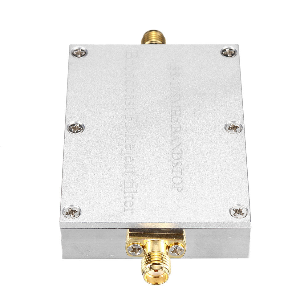 88-108mhz bandstopfilter rtl-sdr bloguitzending met mannelijke fm-connector naar sma mannelijke connector