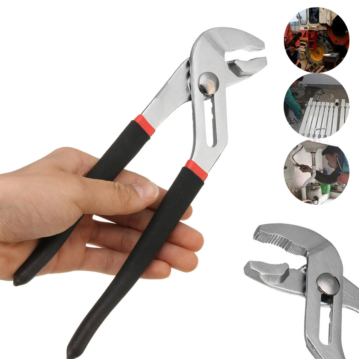 6/8/10/12 inch waterpomptang loodgieters slanke kaak pijpsleutel grips multifunctioneel