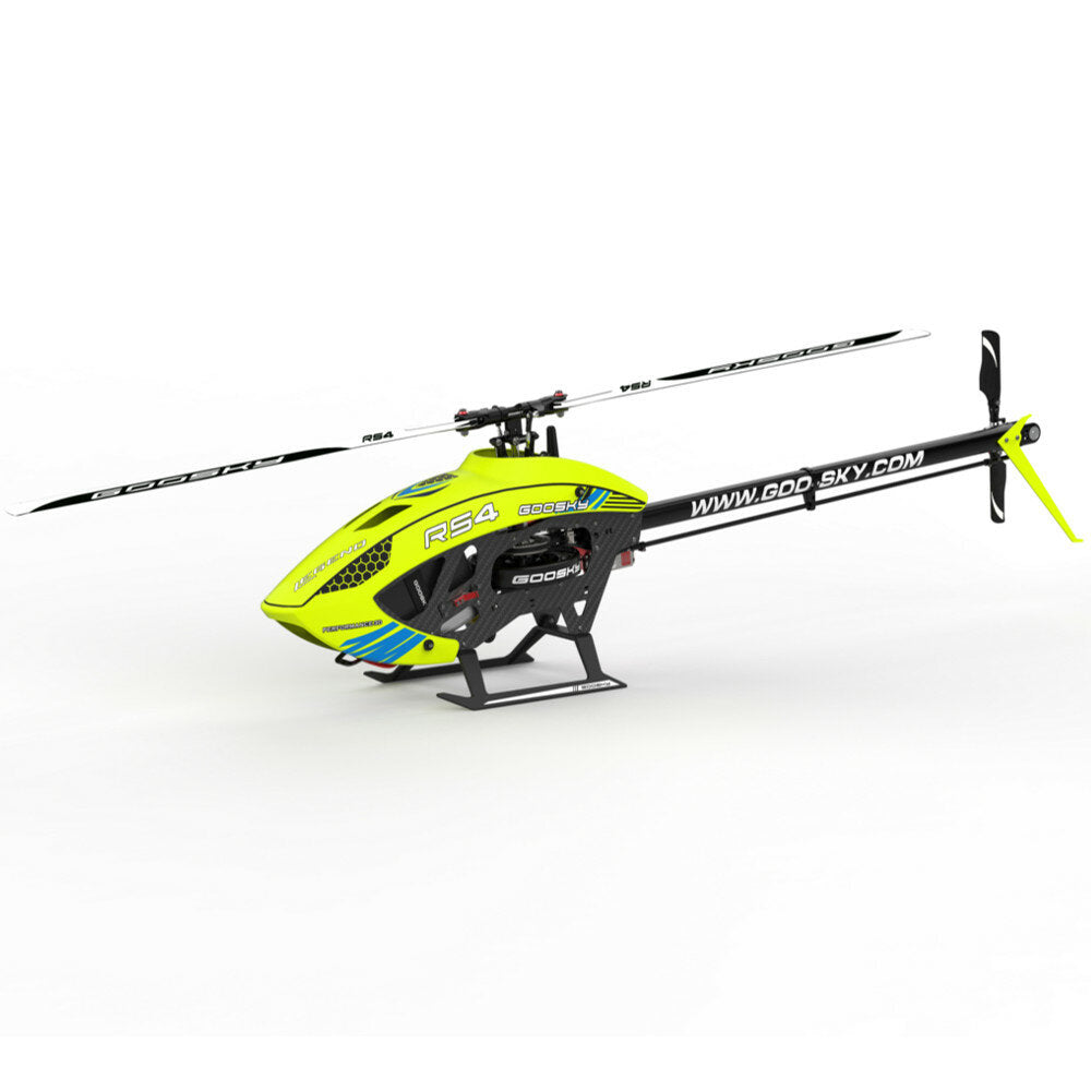 goosky rs4 legend 6ch 3d flybarless direct drive borstelloze motor 400 klasse rc helikopterkit / pnp-versie