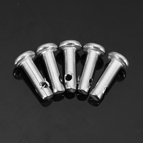 10 stuks gb882 m3x10/m4x10 lokaliseerpen 304 rvs cilindrische pin platte kop met gat