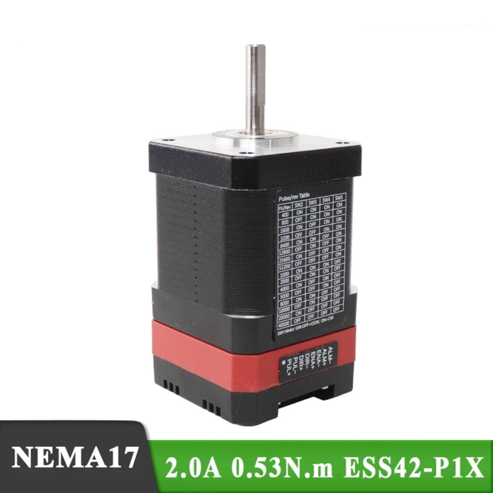 hanpose nema17 ess42-p0x / p1x / p2x 40/48 / 60mm servo-stappenmotor gesloten lus geïntegreerde stappen-servomotor