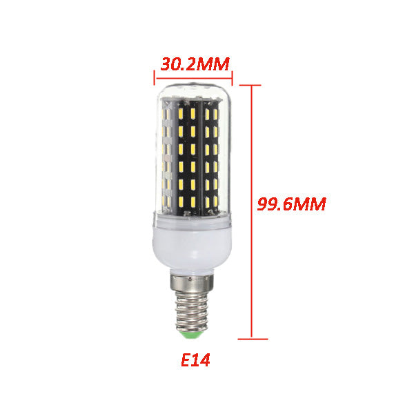 e27/e14/e12/b22/g9/gu10 led-lampje 6w smd 4014 96 600lm zuiver wit/warm wit maanlicht lamp ac 220v