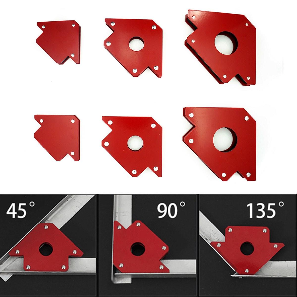 6 stuks magnetische laslocator set houders 25lb 50lb 75lb multi hoeken gereedschap