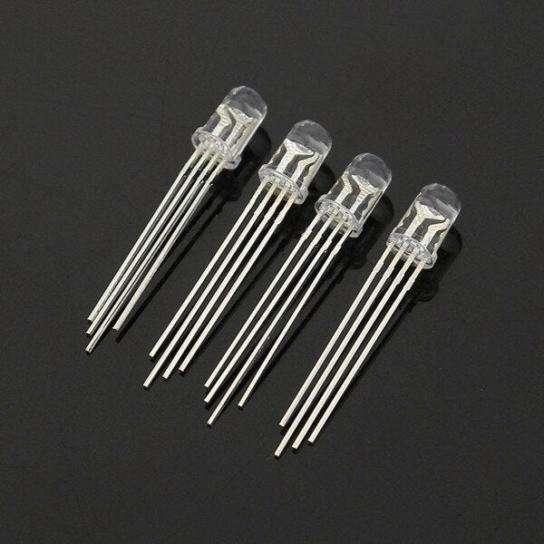50 stuks led rgb gemeenschappelijke kathode 4-pin f5 5 mm diode