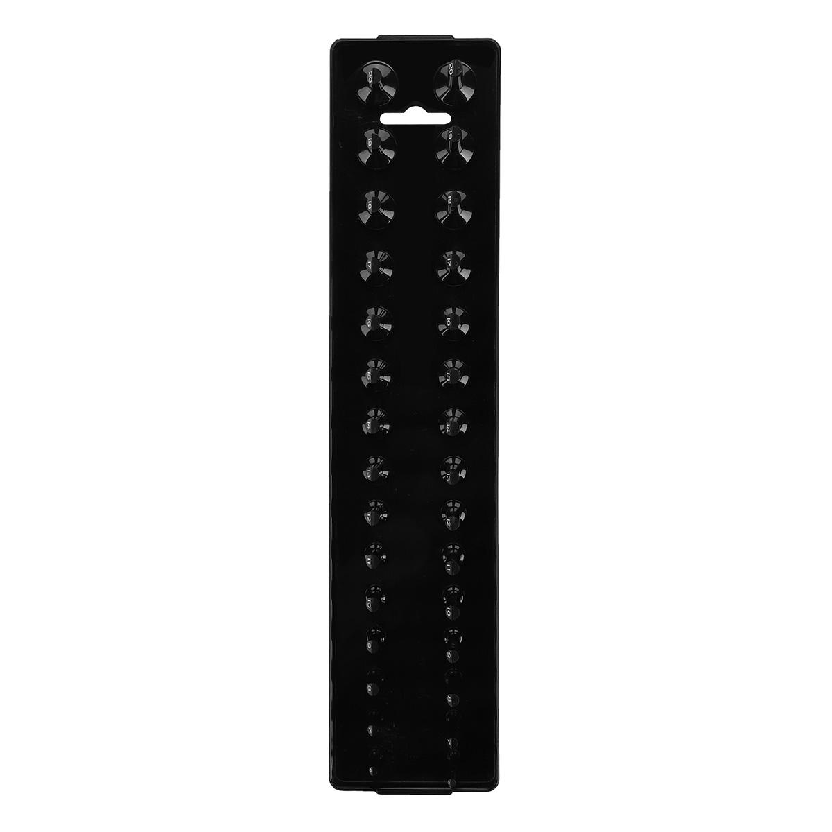 30 slot 3/8 inch metric socket rack opslag rail lade houder plank organizer machines onderdelen