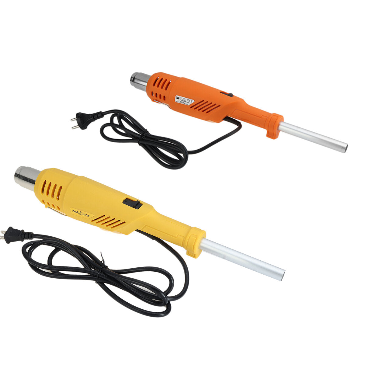 120v/230v 2000w elektrische onkruidbrander killer stick heteluchtpistolen 2 nozzles gazon tuingereedschap