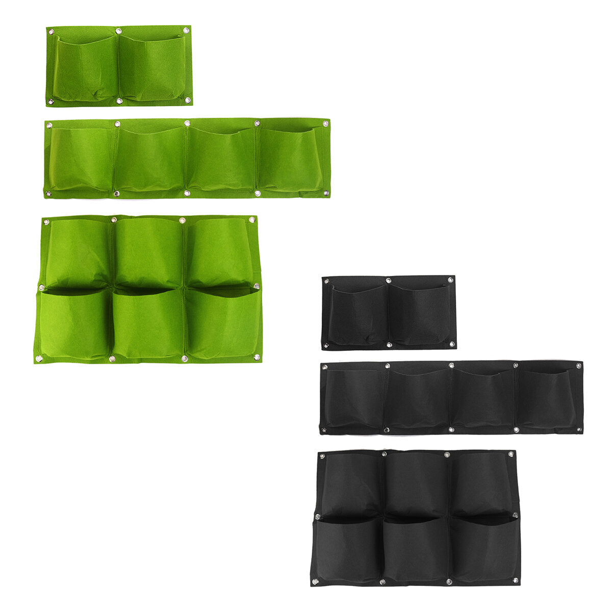 multi-pocket muurhangende plantzak stoffen kweekzak