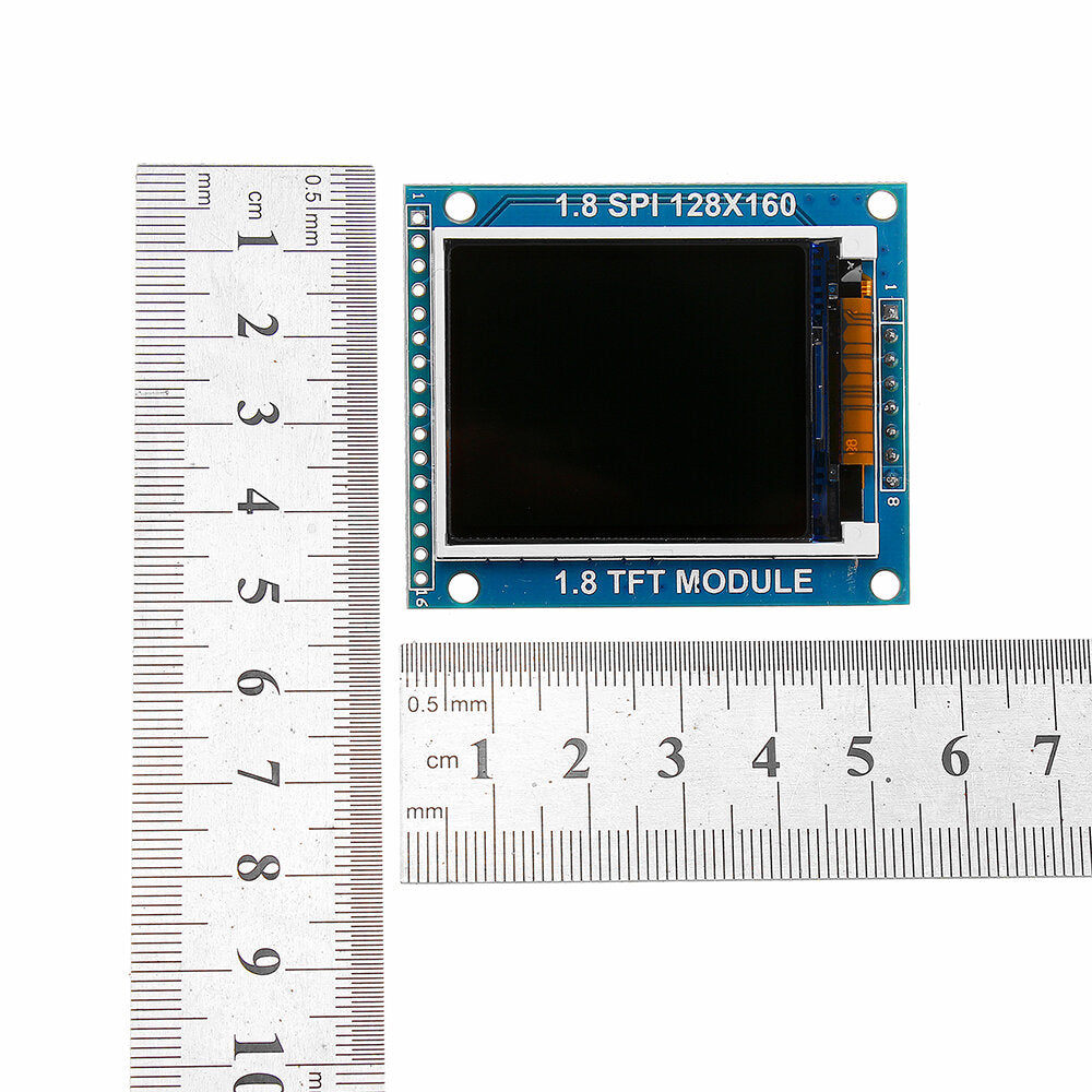 1.8 inch 128x160 ili9163/st7735 tft lcd module with pcb baseboard spi serial port