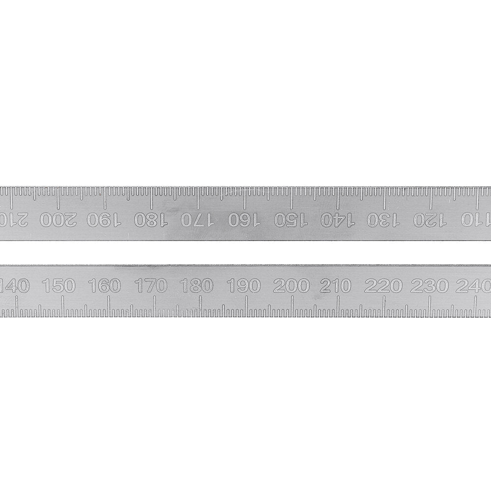 350mm verstelbare hoek heerser 45 graden 90 graden stop metrische schaal aluminium rvs vierkant voor thuis dhz houtbewerking gereedschap