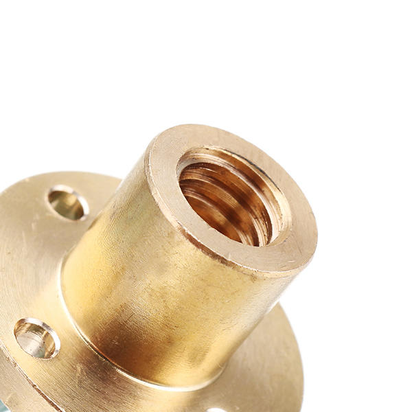t10 loodschroefmoer 10 mm messingmoer voor cnc