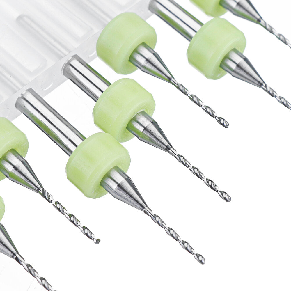 10st 0.6mm-1.5mm tungsten carbide pcb-boren printplaat mini cnc-boorset