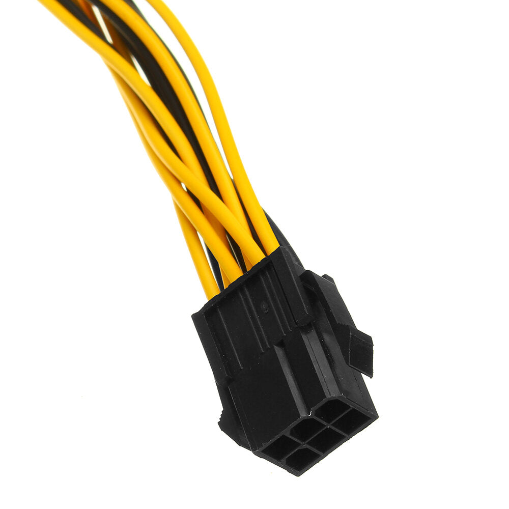 5 stuks pci-e 6-pins naar 2x 6+2-pins voedingssplitterkabel pcie pci express