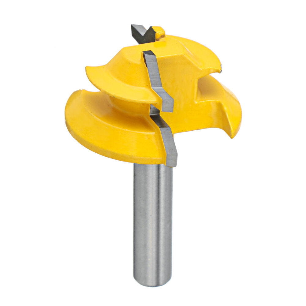 1/4 inch 6.35 / 8mm schacht 45 graden lock mitre router bit tenon frees houtbewerking tool voor hout gereedschap