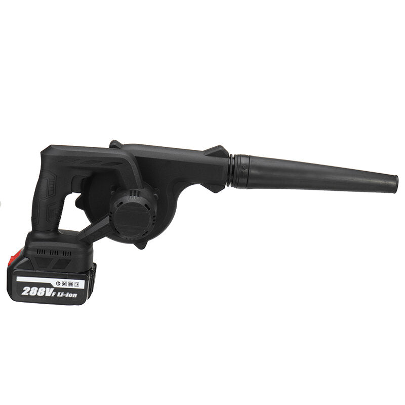 2-in-1880 w oplaadbare lithium batterij luchtblazer draadloze elektrische luchtblazer met 1/2 stuks batterij handheld blower machines reiniging voor makita 18 v batterij