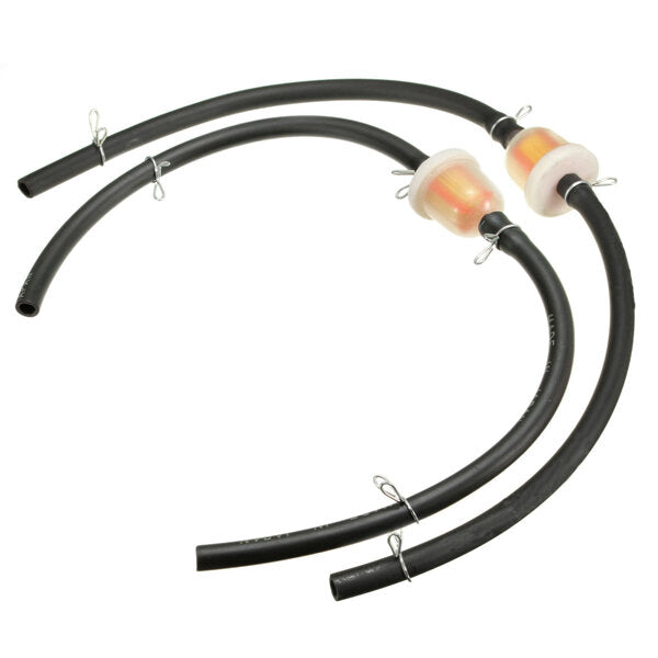 2 stuks benzine inline filter slang pijp met clips voor 2 stroke mini moto vuil bike atv quad