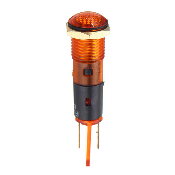 dc 12v 8mm led indicator auto boot licht pilot dash dashboard panel waarschuwingslamp