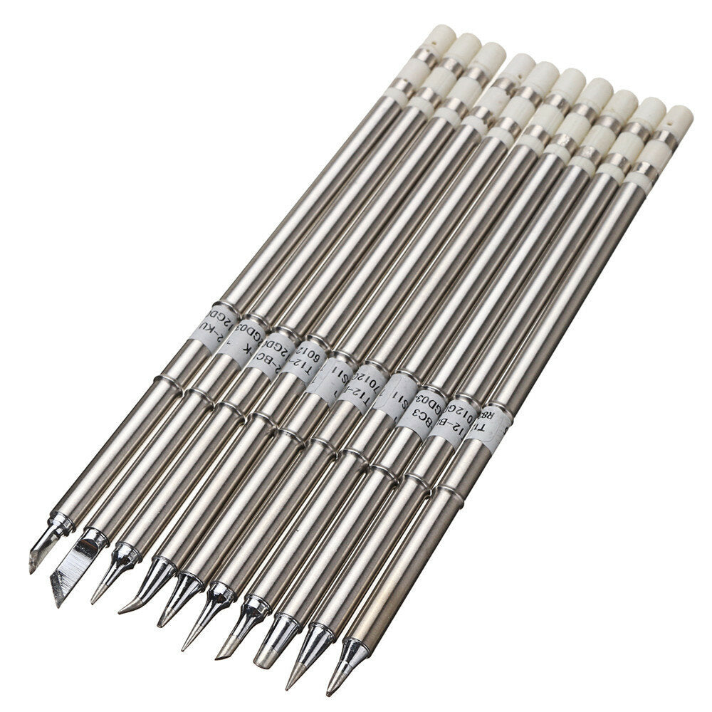 10 stuks t12 soldeerbouttips set voor hakko fx951 fx952