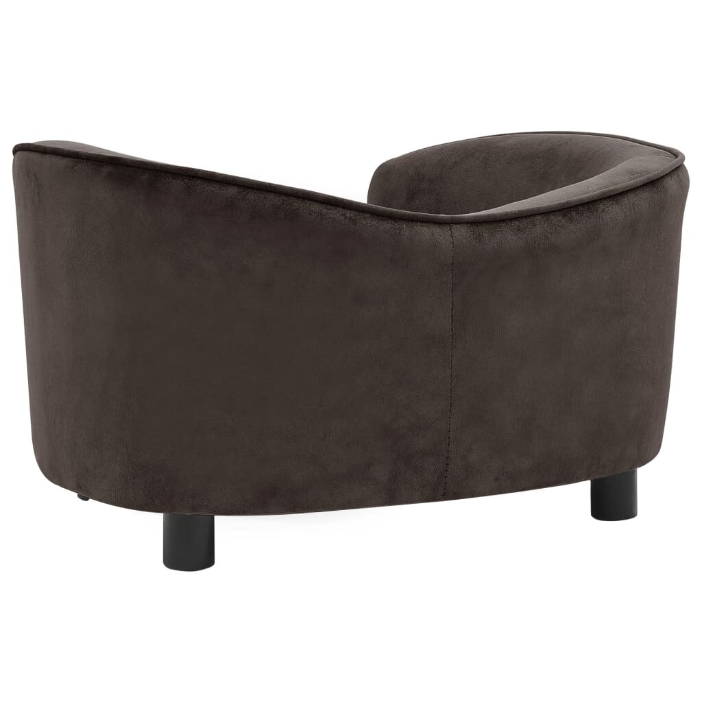 hondensofa bruin 27.2 x19.3 x15.7 pluche