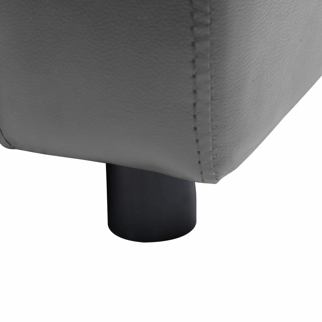 hondenbank grijs 31.5 x19.7 x15.7 kunstleer