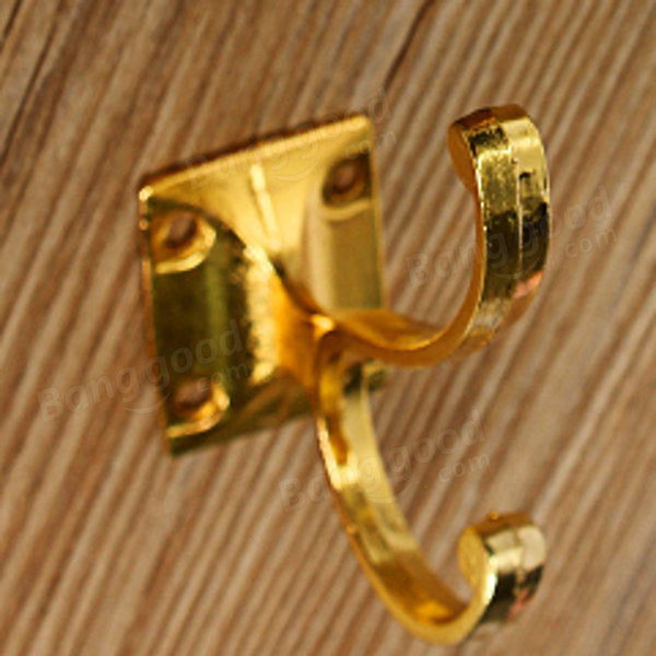 retro zinklegering mount hooks handdoekklerenhoed mantelhanger voor deurwand