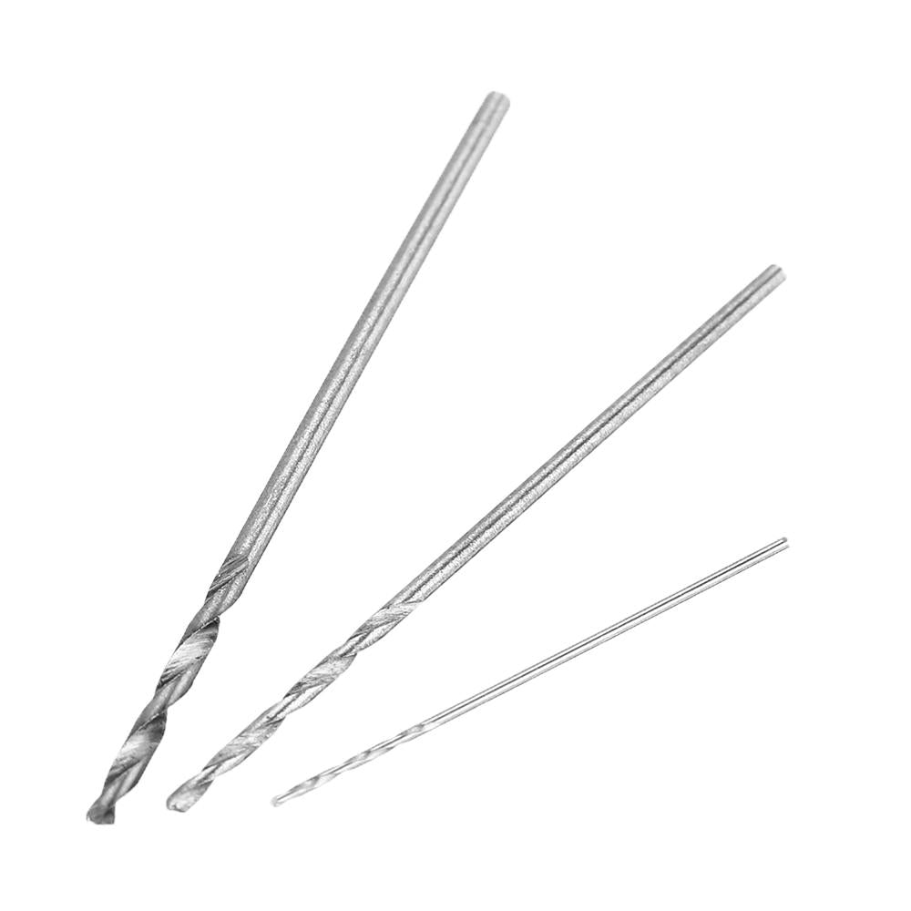 10 stuks 0.4-2.0mm boor hss hoge snelheid stalen rechte schacht spiraalboor voor hand spiraalboor