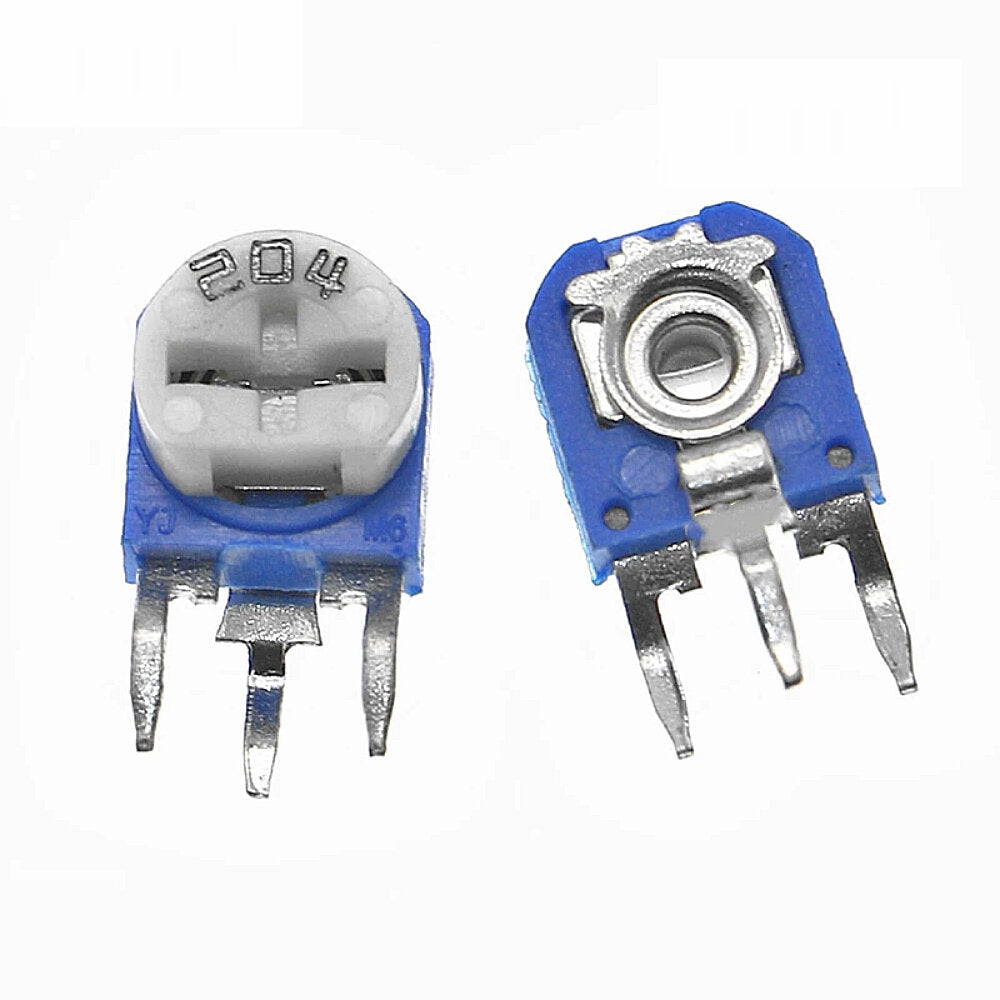 100 stuks rm063 trimmer potentiometer verstelbare weerstand kit 500r 1k 2k 5k 10k 20k 50k 100k 200k 1m potentiometer weerstand rm 063
