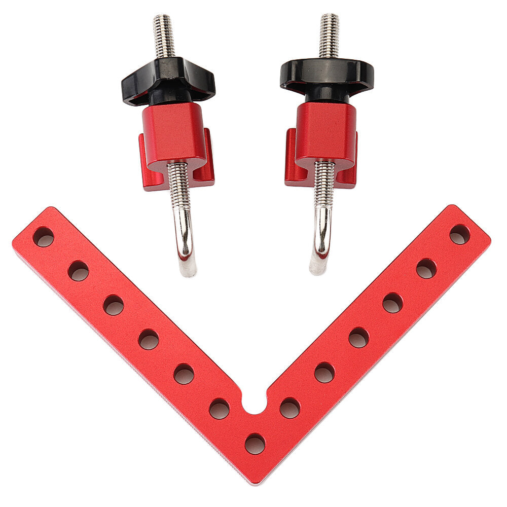 houtbewerking precisieklemmen vierkant l-vormig extra armatuur splicing board positioneringspaneel vaste clip timmerman vierkante liniaal houtbewerkingsgereedschap