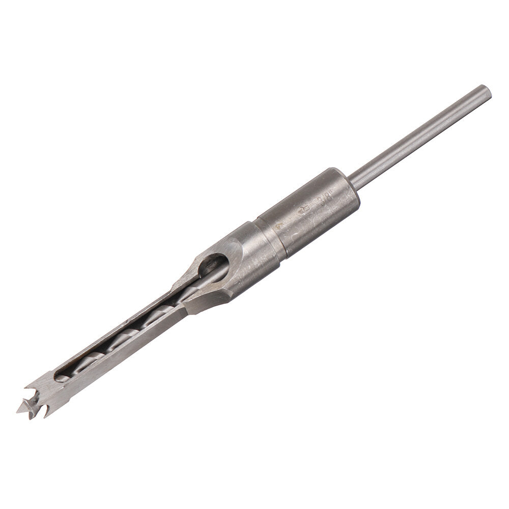 4-delige boorbits met vierkante gaten houtbewerkingsvijzel langgatboorbeitel set kit 1/4 tot 1/2 inch gereedschapsset