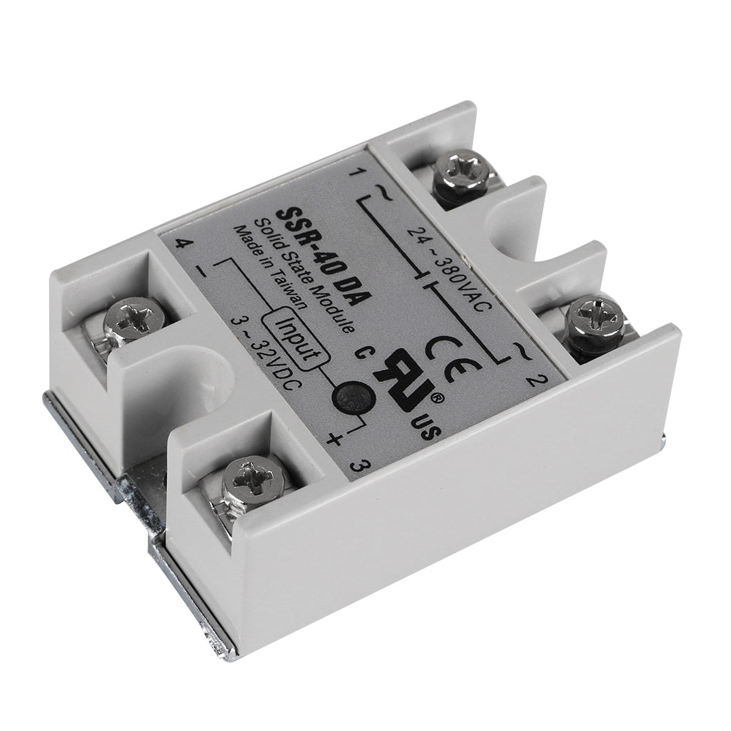 24v 40a single phase ssr-40 da solid state relais module voor 3d-printer onderdelen