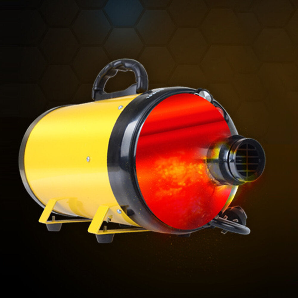 jase pd-9001 2200w hondenföhn elektrische blower warme wind kattenpoten verzorging elektrische machine met 3 sproeiers traploos verstelbaar vanaf xiaomi youpin dierbenodigdheden