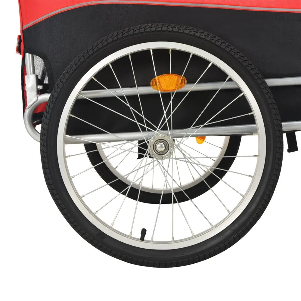 fietskar voor huisdieren hondendrager voor honden en huisdieren met duurzaam frame ademend beschermnet huisdierwagen. eenvoudige montage. sterk lager