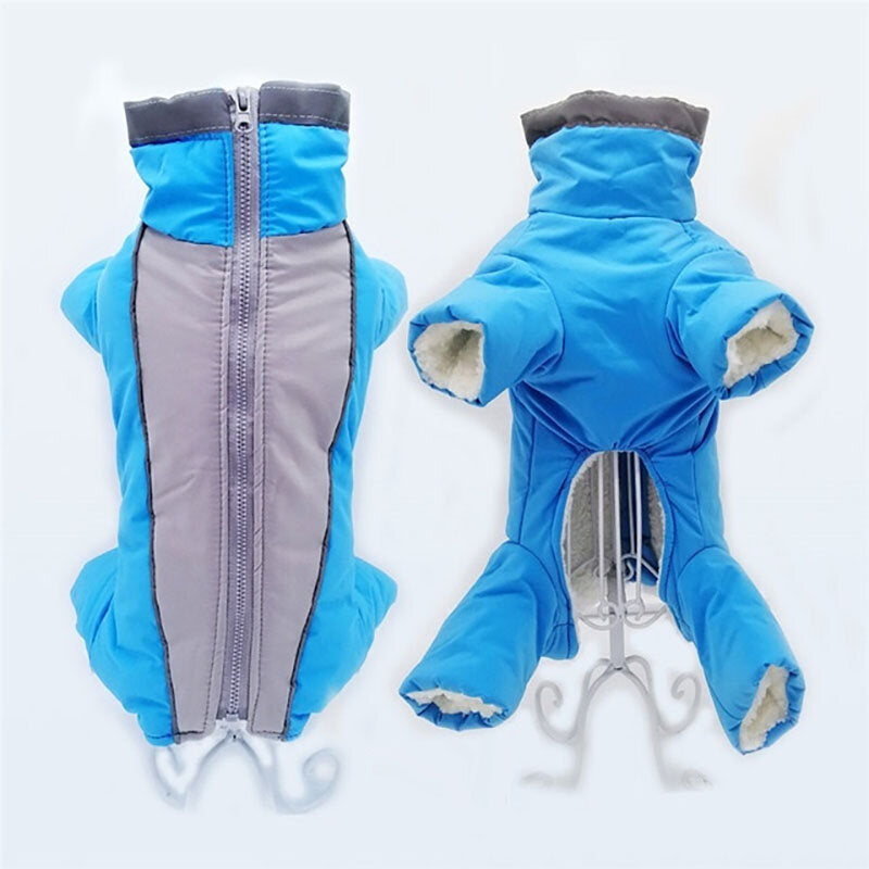 waterdichte reflecterende warme hond jas winter dikke jas kleding jumpsuit