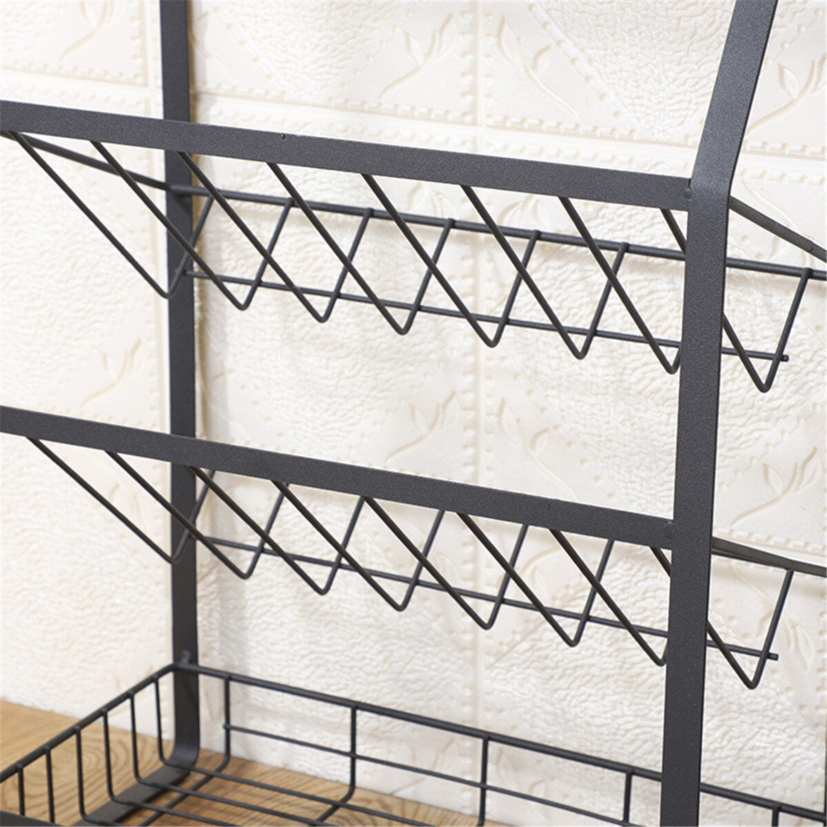 4 tier keuken kruidenrek staande houder jar organizer opslag kruidenplank