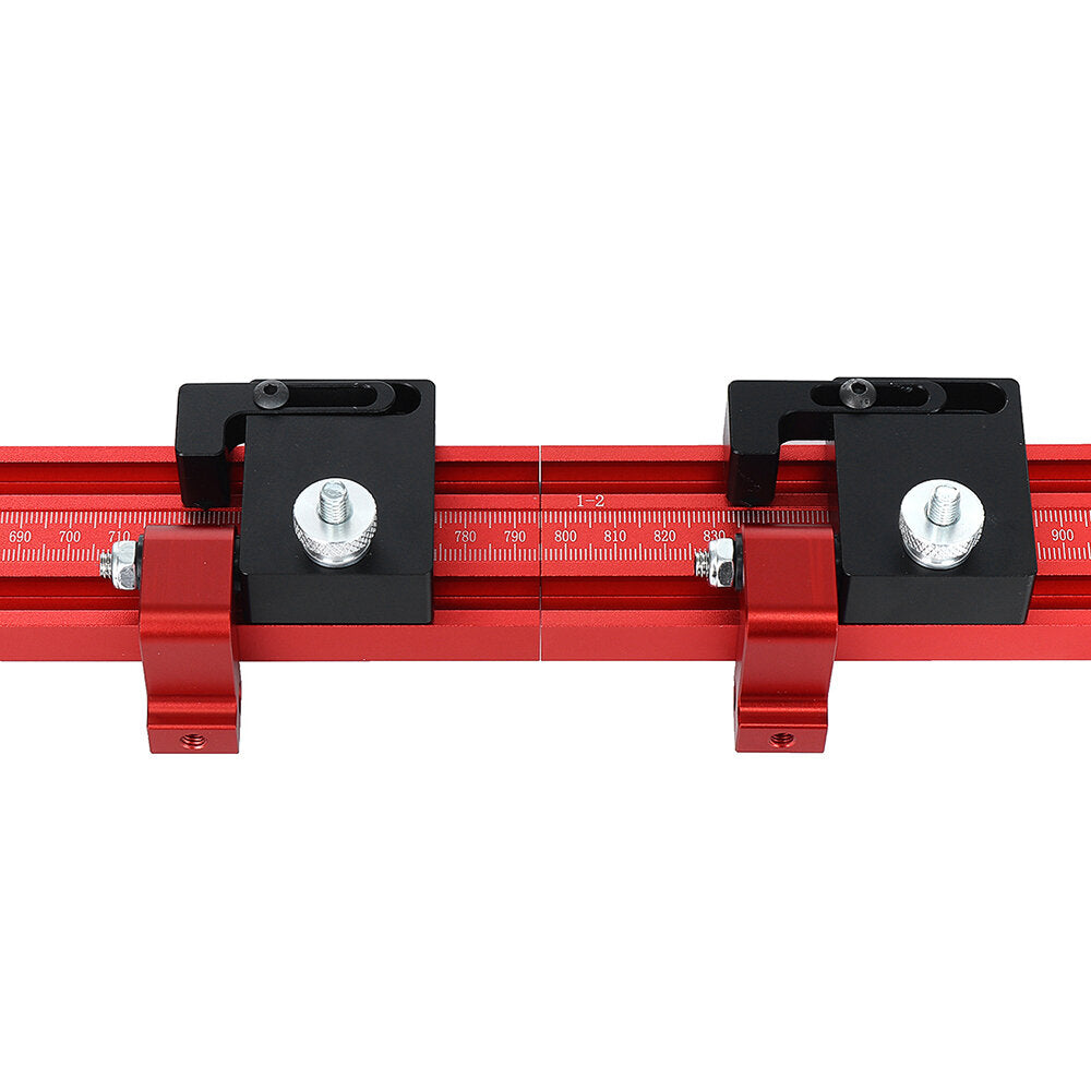 fonson aluminium houtbewerking uitbreiding geleiderail t-track connector voor track saw rail parallel guide system