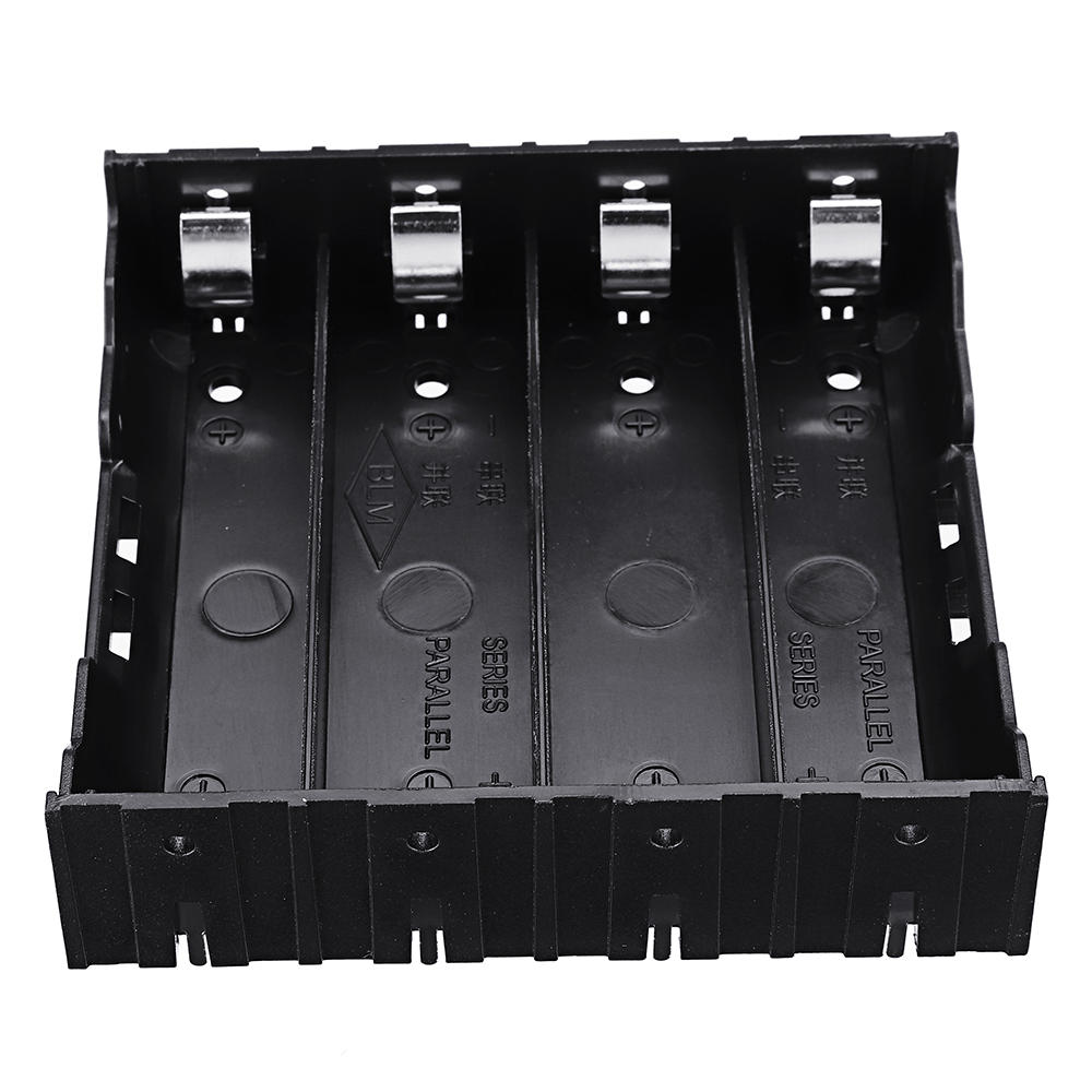 3 stuks 4 slots 18650 batterij houder plastic case opbergdoos voor 4*3.7 v 18650 lithium batterij met 8pin
