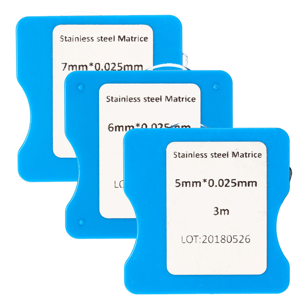 5/6/7mm rvs dental striproll bands tanden restauratie vormen clip tools
