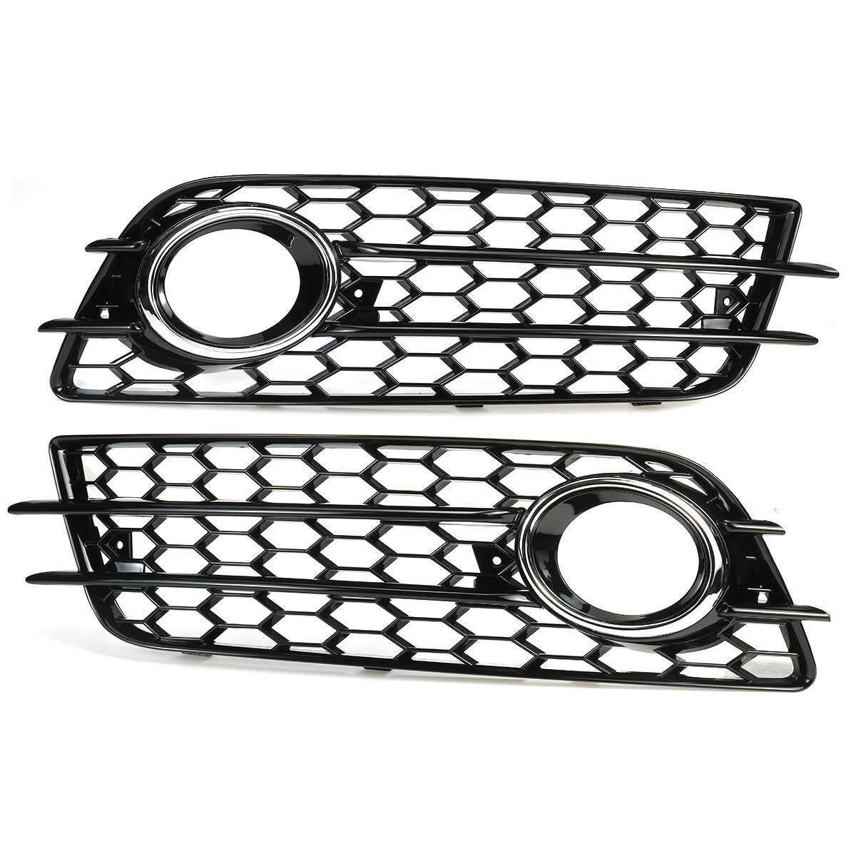 plating mistlamp cover honingraat hex grille grill voor audi a4 b8 s-line s4 2008-2012