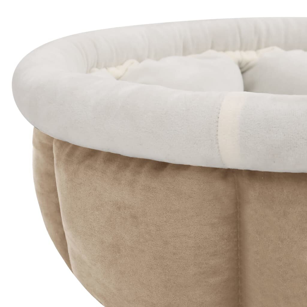 hondenmand 59x59x24 cm beige