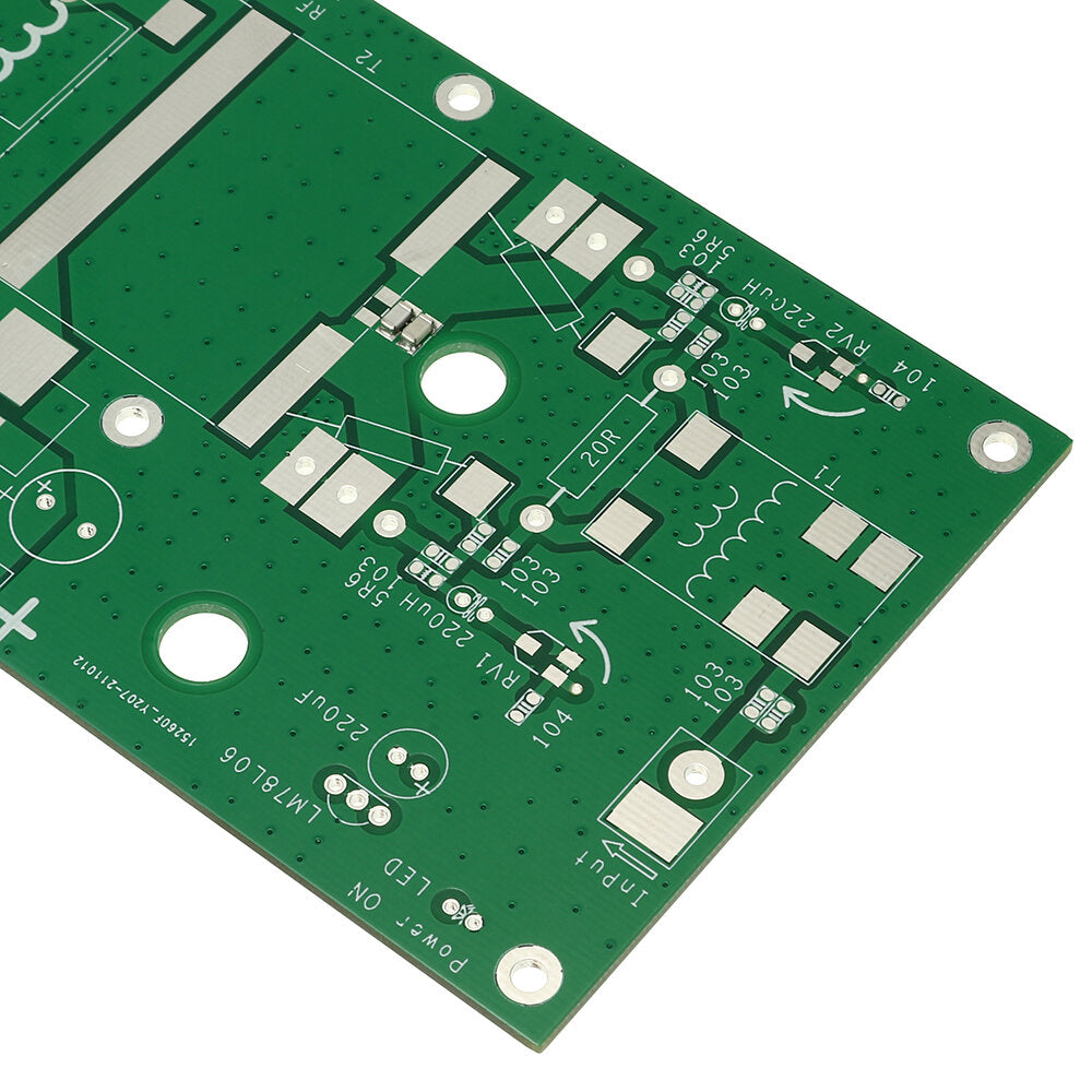 100w lineaire hoogfrequente rf-eindversterkerkit met laagdoorlaatfilter draadloze stroomtransmissie diy-kit