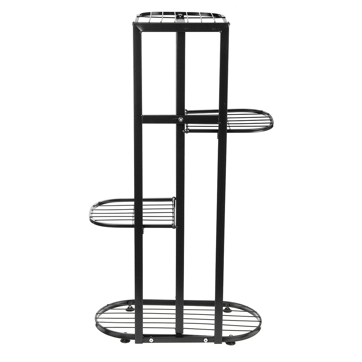 4 banden metalen plantenstandaard display plank huis tuin ornamenten binnen / buiten