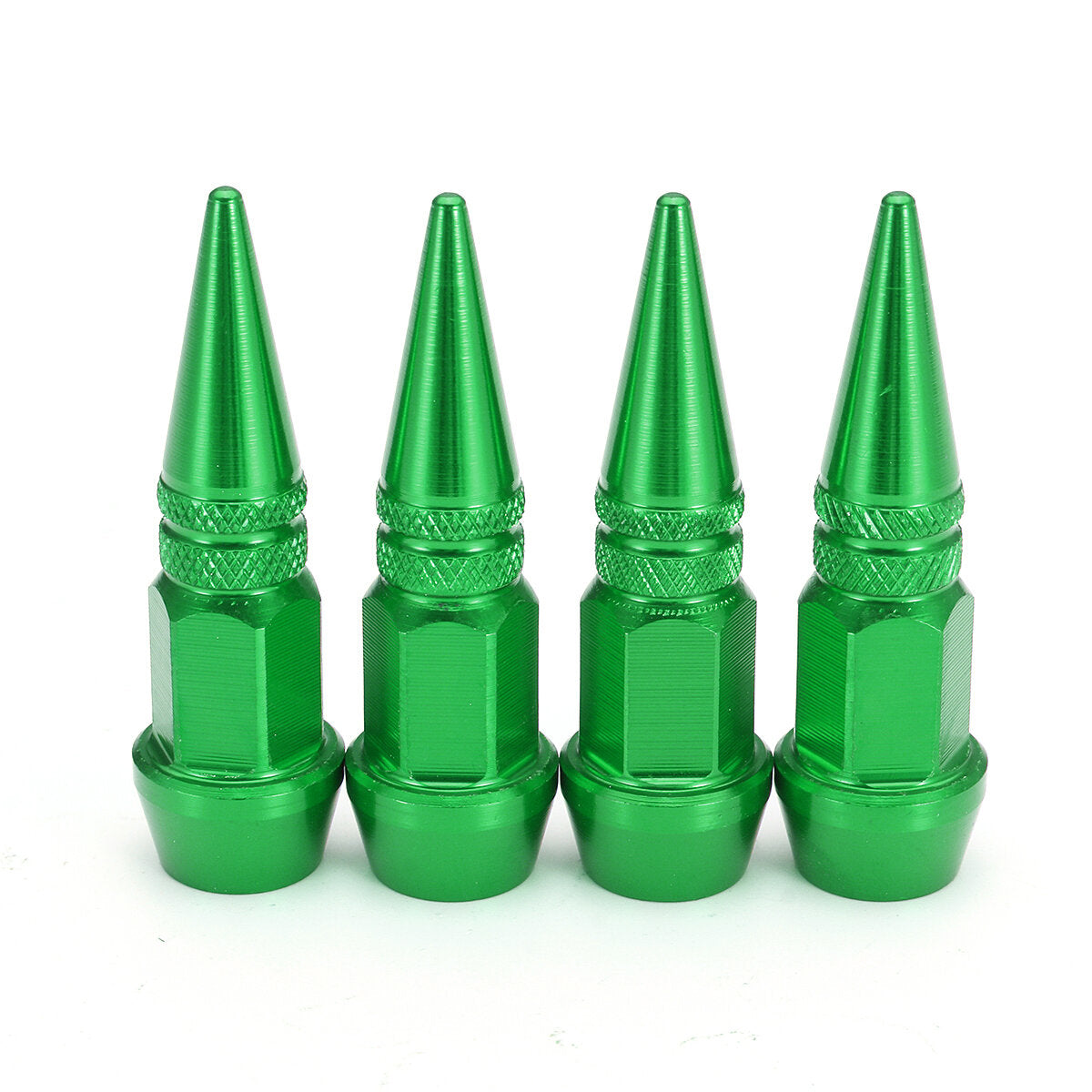 4 stuks band stofdicht wiel stem ventieldopjes aluminium auto auto fiets spike vorm